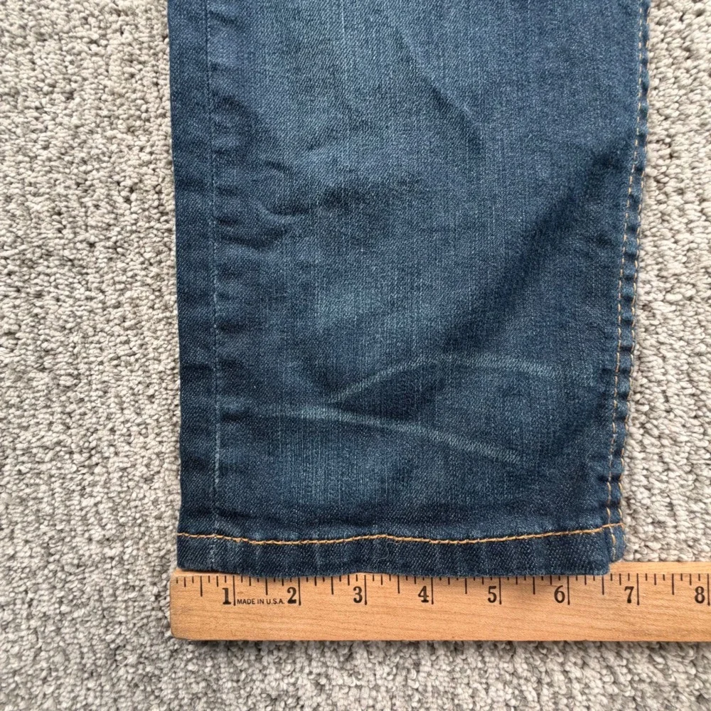 Levi's 502 Regular Taper Jeans Mens 30x32 Blue Dark Wash Denim 29507-0004